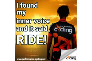 I found my inner voice and it said RIDE!